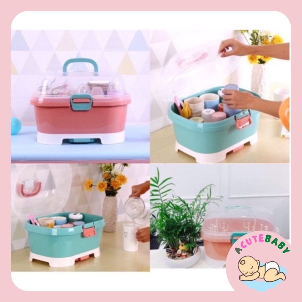 khay Úp Bình Sữa Jupin Cao cấp Giá / hộp úp dụng cụ uống sữa cho bé - VUBABY