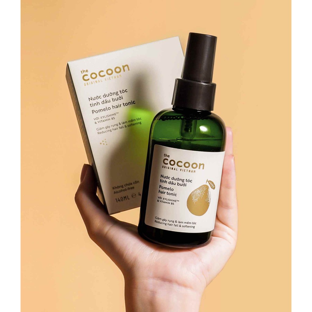 Xịt Dưỡng Tóc Tinh Dầu Bưởi Cocoon Pomelo Hair Tonic Phục Hồi Tóc Và Kích Thích Mọc Tóc 140ml