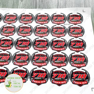 Tem Logo 710 - Tem 3 lớp cao cấp