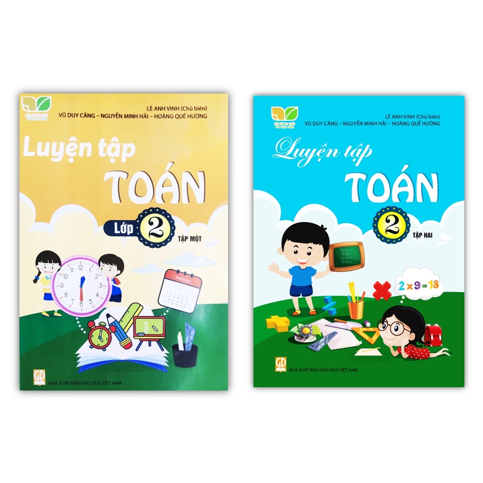 Sách - Combo Luyện tập toán lớp 2 ( Tập 1 + Tập 2)