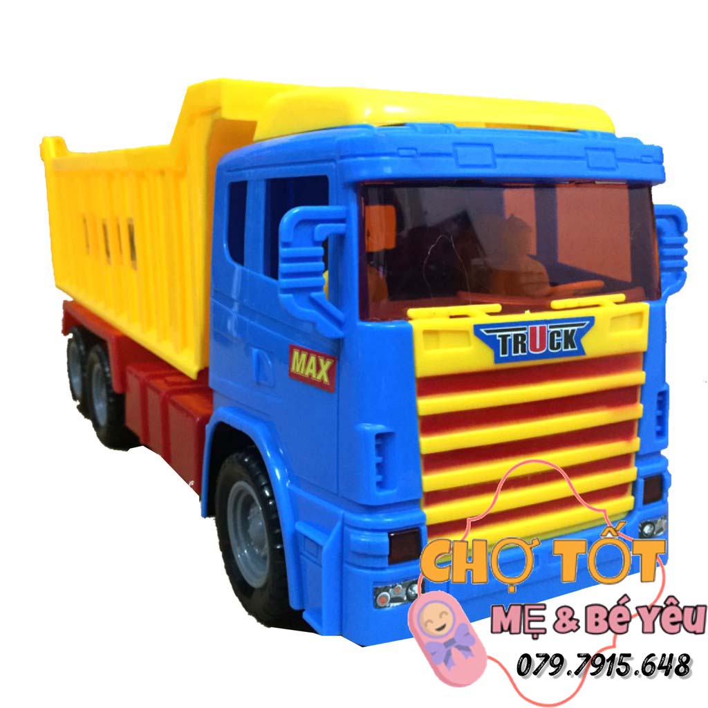 Đồ Chơi Mô Hình Xe Ben Loại Lớn Cho Bé 40cm (HÀNG VIỆT NAM TO ĐẸP)