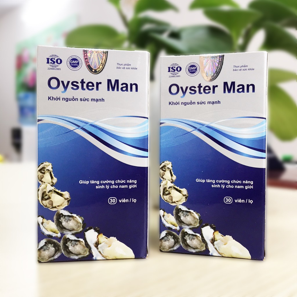 Combo 2 Tăng Cường Sinh Lý Nam Oyster Man (Hộp 30 viên) Cải Thiện Xuất Tinh Sớm, Yếu Sinh Lý, Rối Loạn Cương Dương | BigBuy360 - bigbuy360.vn