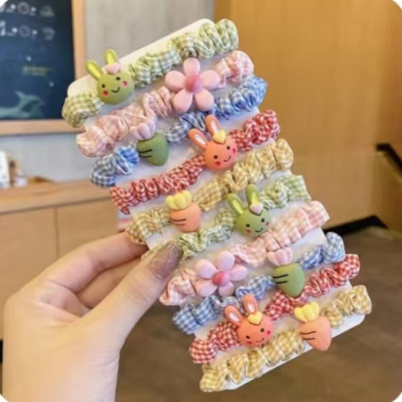 [Set] Băng Đô Cột Tóc Mười Băng Đô Hình Công Chúa Màu Kẹo Hoa Quả Phiên Bản Hàn Quốc