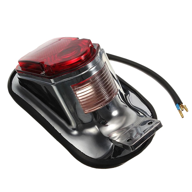 Đèn hậu xe máy phổ thông bóng đèn gắn tấm đèn báo rẽ phía sau đuôi phanh đèn dừng cho choppers cruisers classic
