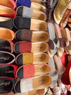Giầy bệt đế cói hàng thái lan