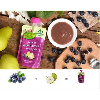 [Mã TTADRG10 giảm 10k] Tập ăn dặm - Lê và các loại quả mọng (Trái cây xay mịn) Rafferty's Garden