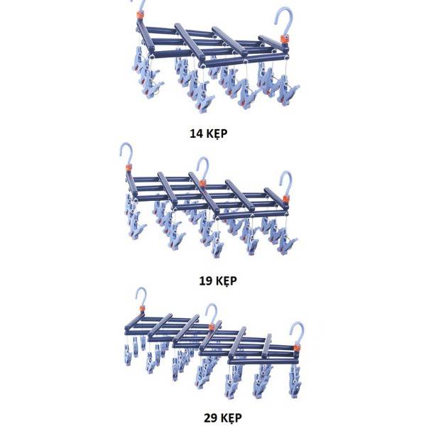{HÀNG HOT} ❤️Móc chùm treo quần áo trẻ em/ quần áo nhỏ/ khăn/thông minh gấp gọn đồ dùng gia đình❤️