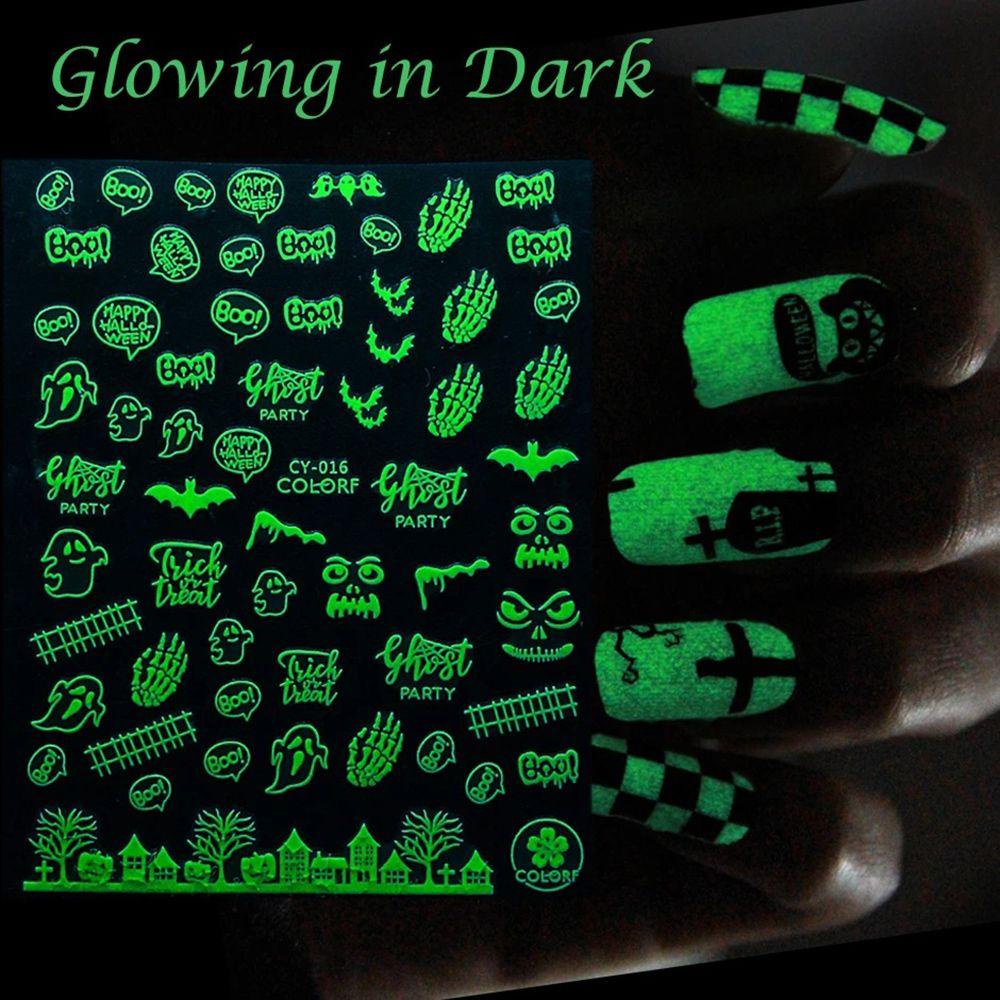 Miếng Dán Trang Trí Móng Tay Dạ Quang DIY