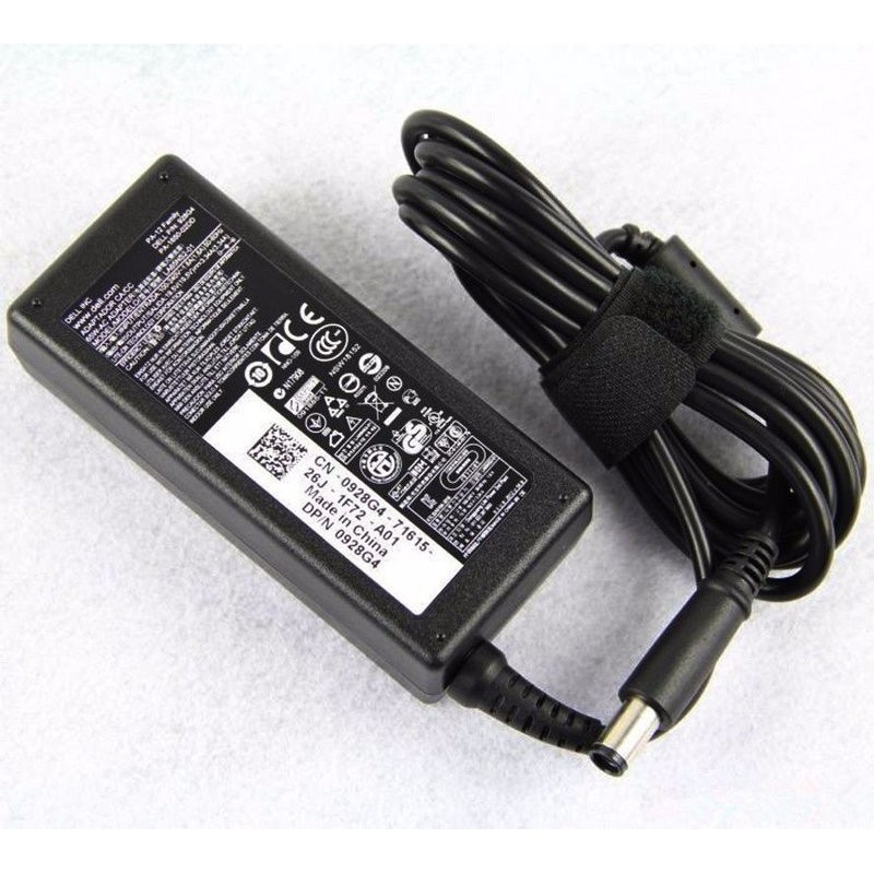 Hàng Zin, sac laptop dell 19.5V - 3.34A - 65W, chân kim to, Original