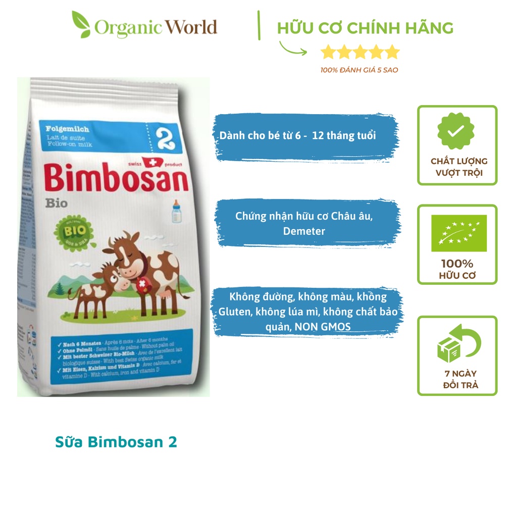 Sữa túi Bimbosan Bio 2 400g