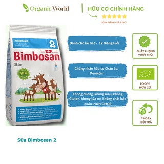 Sữa túi bimbosan bio 2 400g