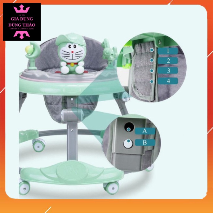 Xe tròn tập đi cho bé có bàn ăn mẫu đẹp