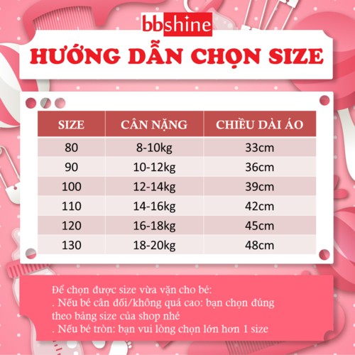 Áo chống nắng cho bé 8-20kg hàng loại 1 chất cotton xước nhẹ mát kèm mũ trùm rộng BBShine – AK017a