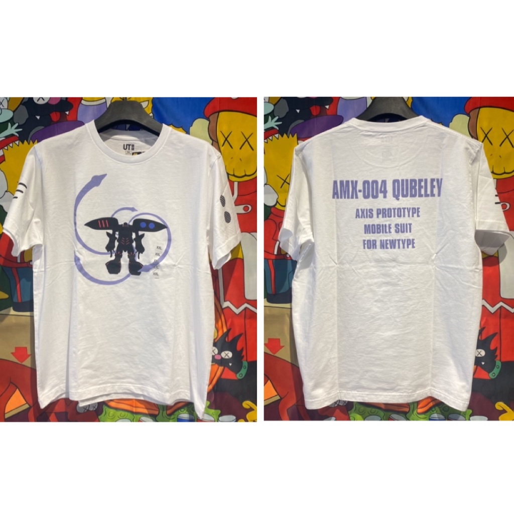 Uniqlo Áo Thun Tay Ngắn In Hoạ Tiết gundam Kỷ Niệm 40 Năm Thời Trang Dành Cho Nam Và Nữ