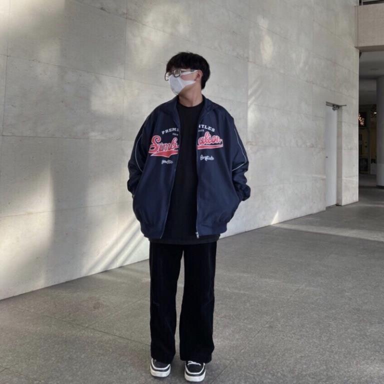 Áo Khoác Bomber Dù SIMBALION Nam Nữ Ulzzang Unisex Kiểu Bóng Chày Form Rộng 2 Lớp GOVA