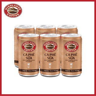 Thùng 24 lon cà phê sữa đá Highland coffee 185ml