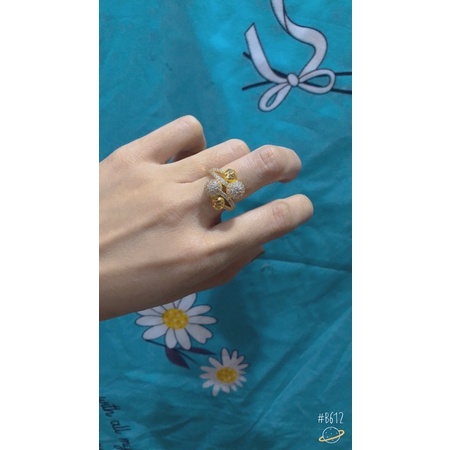 nhẫn nữ mạ vàng đẹp sắc nét
