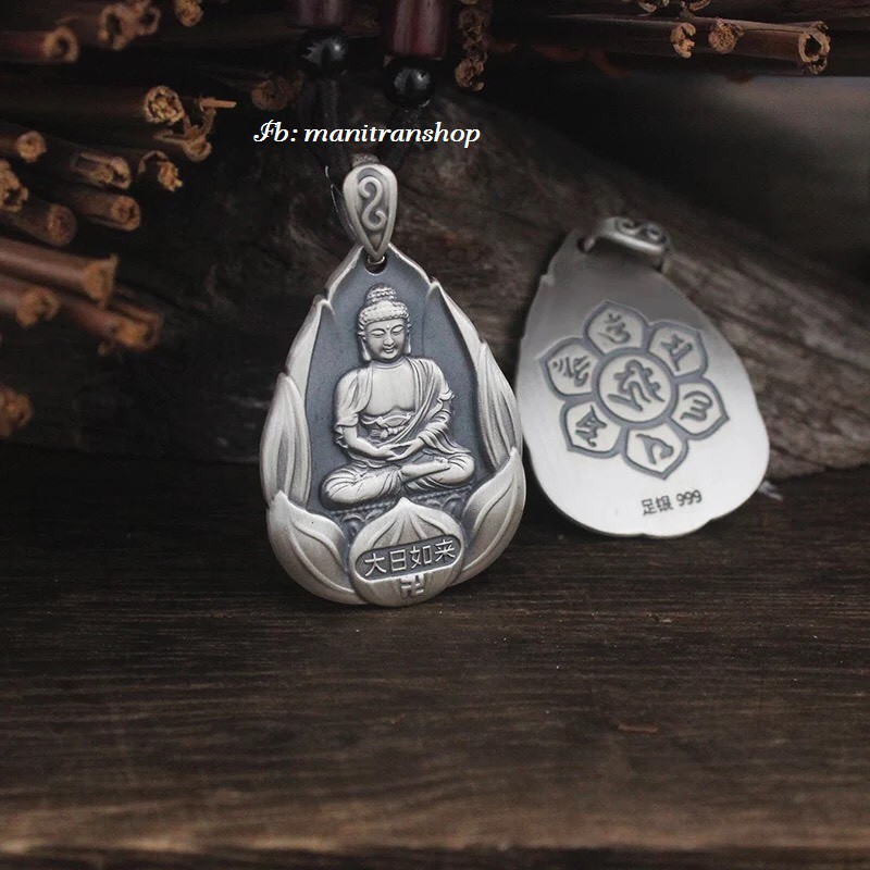 Mặt Dây Chuyền Phật - Khắc Om Mani Padme Hum