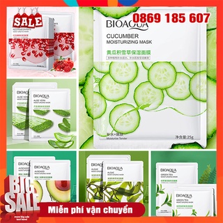Mặt nạ giấy bioaqua dưỡng trắng da cấp ẩm sáng da kiềm dầu giảm mụn