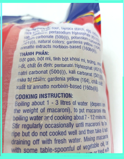 Nui ống lớn Macaroni Safoco gói 400g