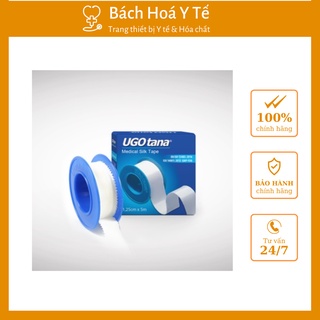 Băng dính cuộn vải lụa y tế Ugotana, kích thước 1,25cm x 5m