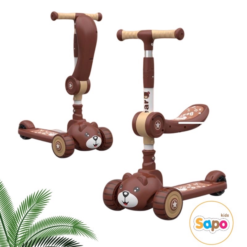 Xe scooter cho bé, Xe trượt scooter cho trẻ em cao cấp sapo kids