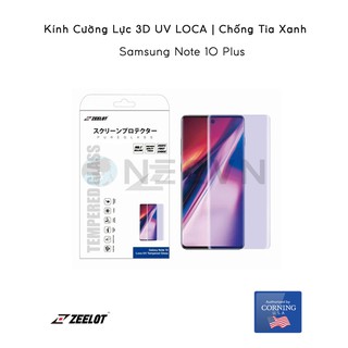 [Zeelot] Kính Cường Lực 3D UV LOCA Chống Tia Xanh cho Samsung Note 10 Plus