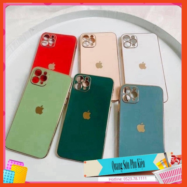 Ốp dẻo viền vuông giả IPhone 12 bảo vệ camera | BigBuy360 - bigbuy360.vn