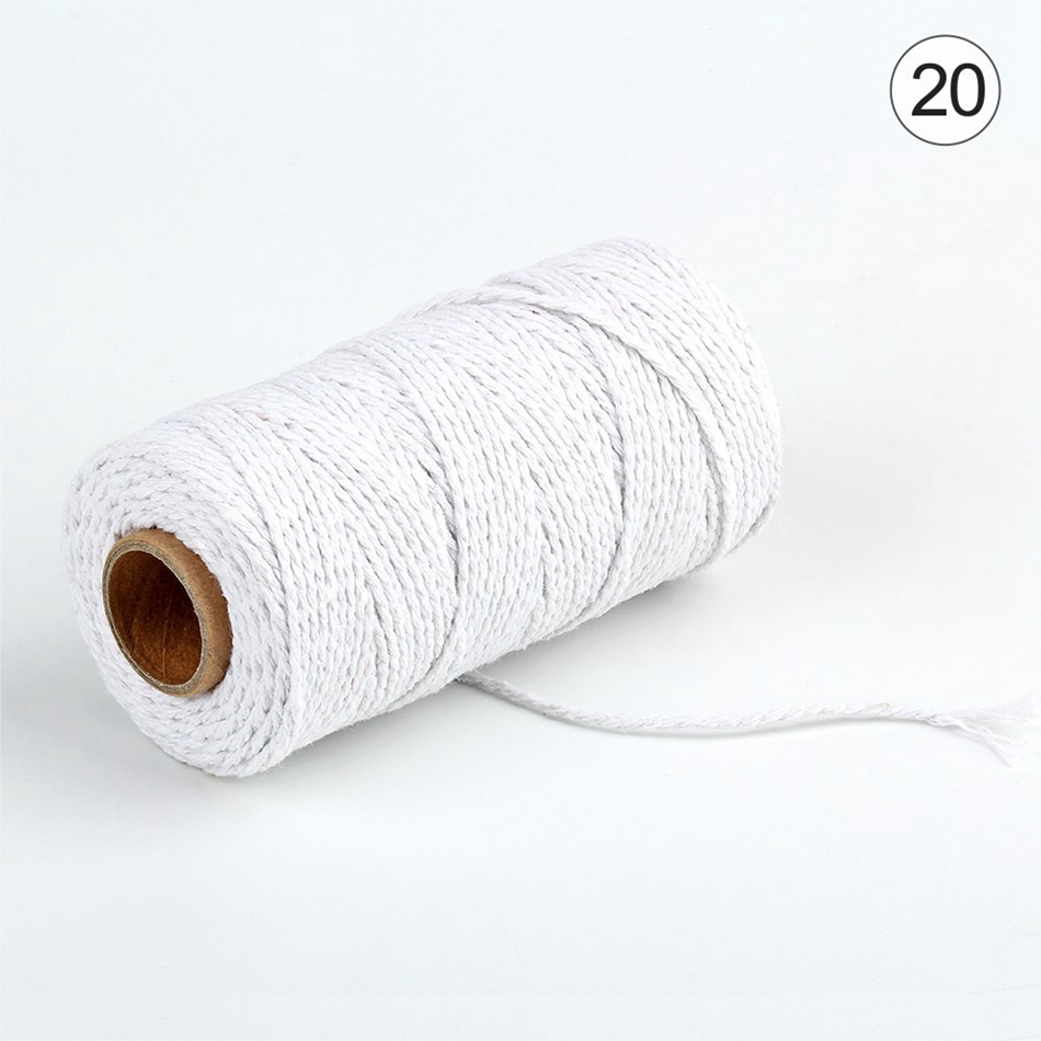 Cuộn Dây Cotton Màu Be 2mm 100M Dùng Làm Đồ Thủ Công