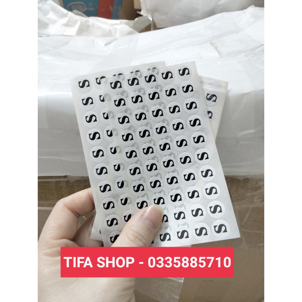 200 Tem dán size quần áo, Nhãn Size quần áo_Đủ size_Hàng có sẵn