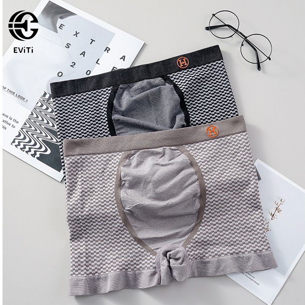 Combo 3 quần sịp đùi chữ H co giãn 4 chiều - FREESIZE - Quần lót nam cao cấp thoáng mát, bền đẹp
