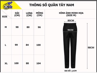 Quần Âu nam đen