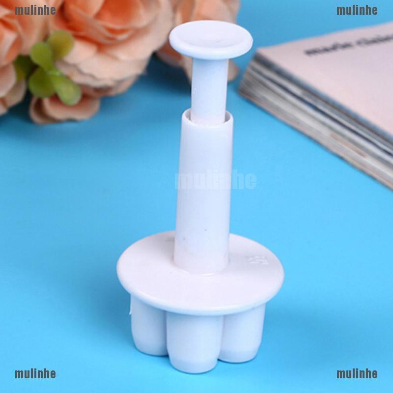 Mul❤ Bộ 4 Khuôn Cắt Bánh Quy Hình Bông Hoa 3D