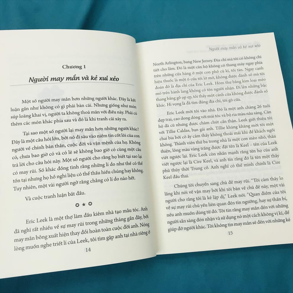 Sách - The Luck Factor - Yếu Tố May Rủi - Tại Sao May Mắn Chưa Mỉm Cười Với Bạn [ Minh Long ]