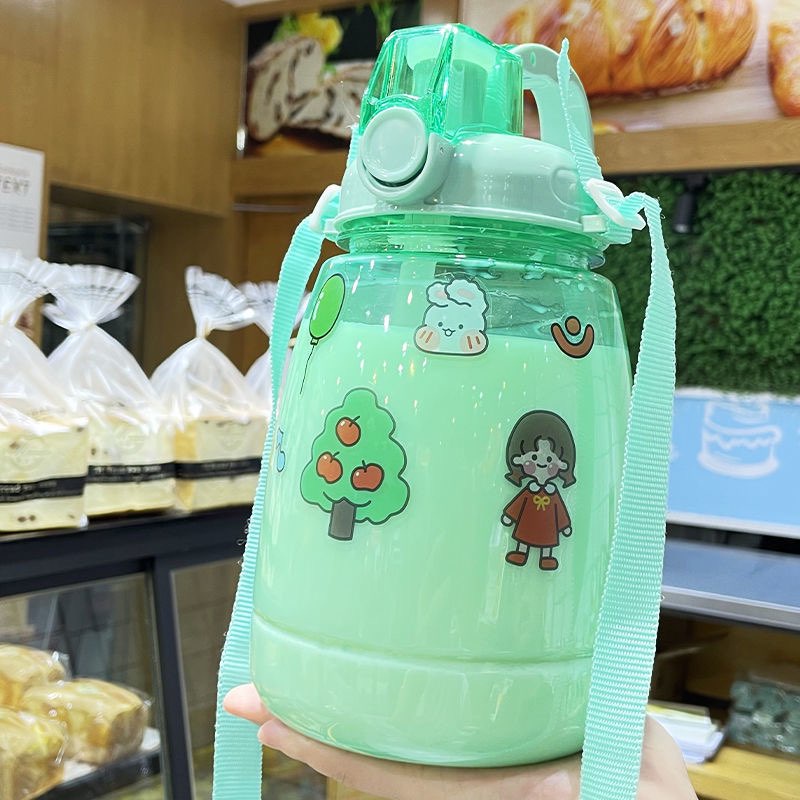 [Hàng sẵn] Bình nước thể thao đeo chéo Heisou Chính hãng Nội địa Trung chất lượng