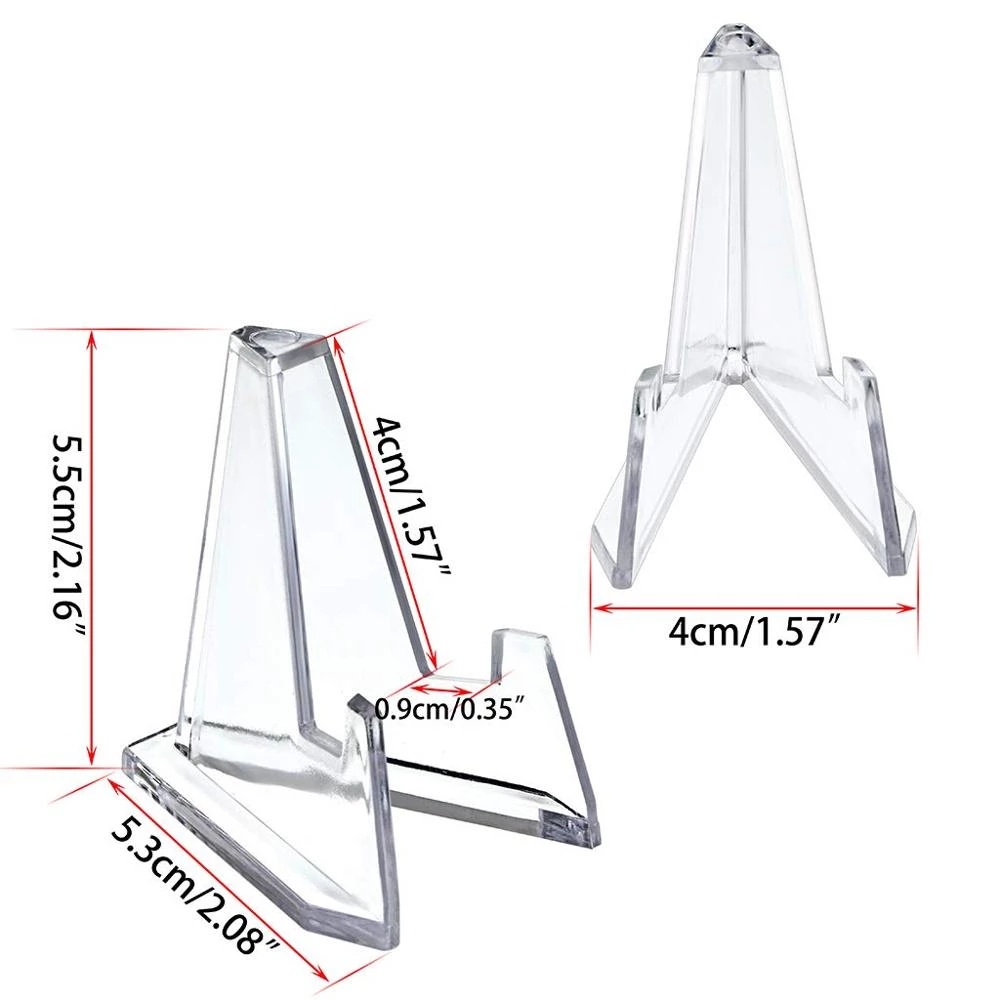 Giá đỡ trưng bày tiền xu/ trưng bày mini bằng nhựa acrylic trong suốt