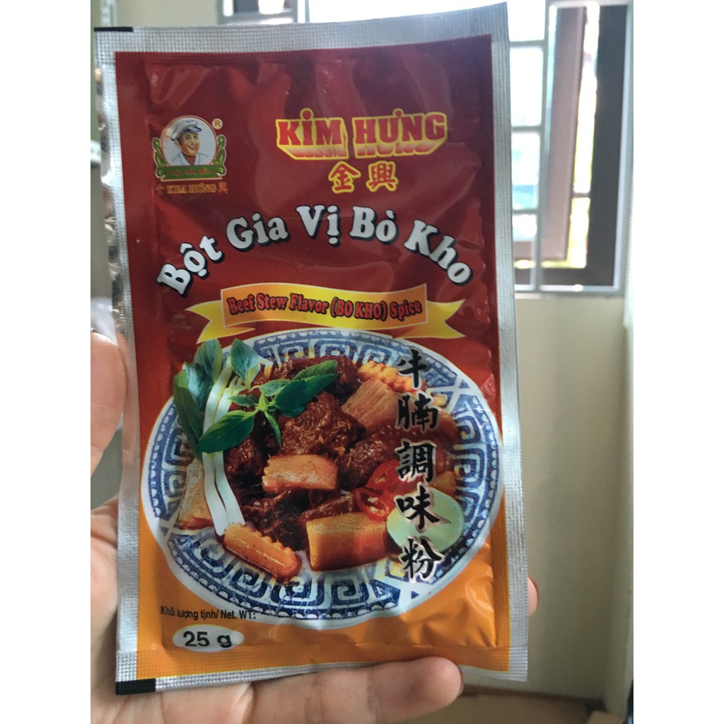 Gia vị bò kho Kim Hưng gói 25g