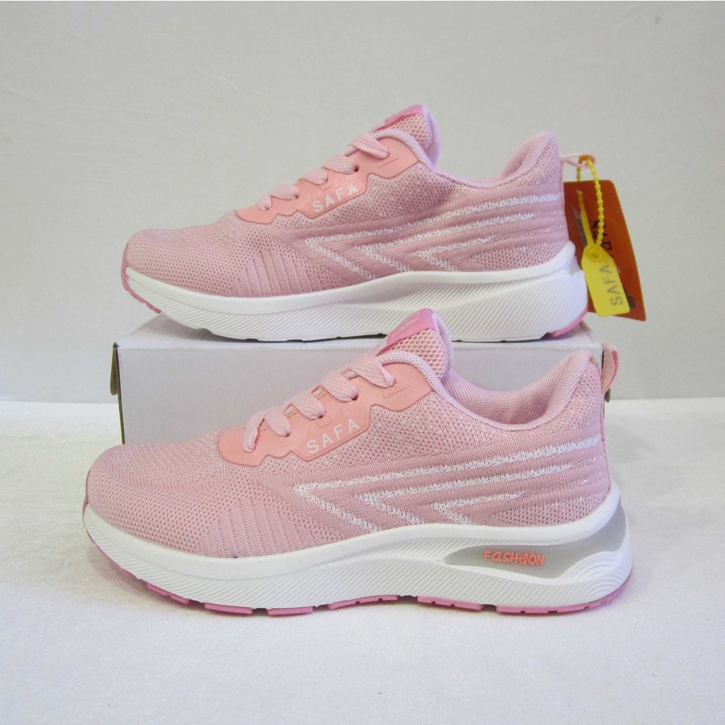 Giày Safa Thể Thao Sneakers Nữ Màu Hồng Đế Phylon Vải Dệt Siêu Nhẹ, Êm Chân Mã ATS006  Full Size Nữ 36-40 | BigBuy360 - bigbuy360.vn