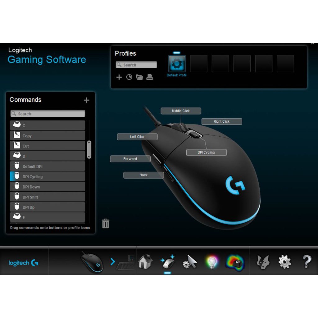 Chuột Game Logitech G102 Prodigy RGB LED  - New - Chính Hãng - BH 24 Tháng