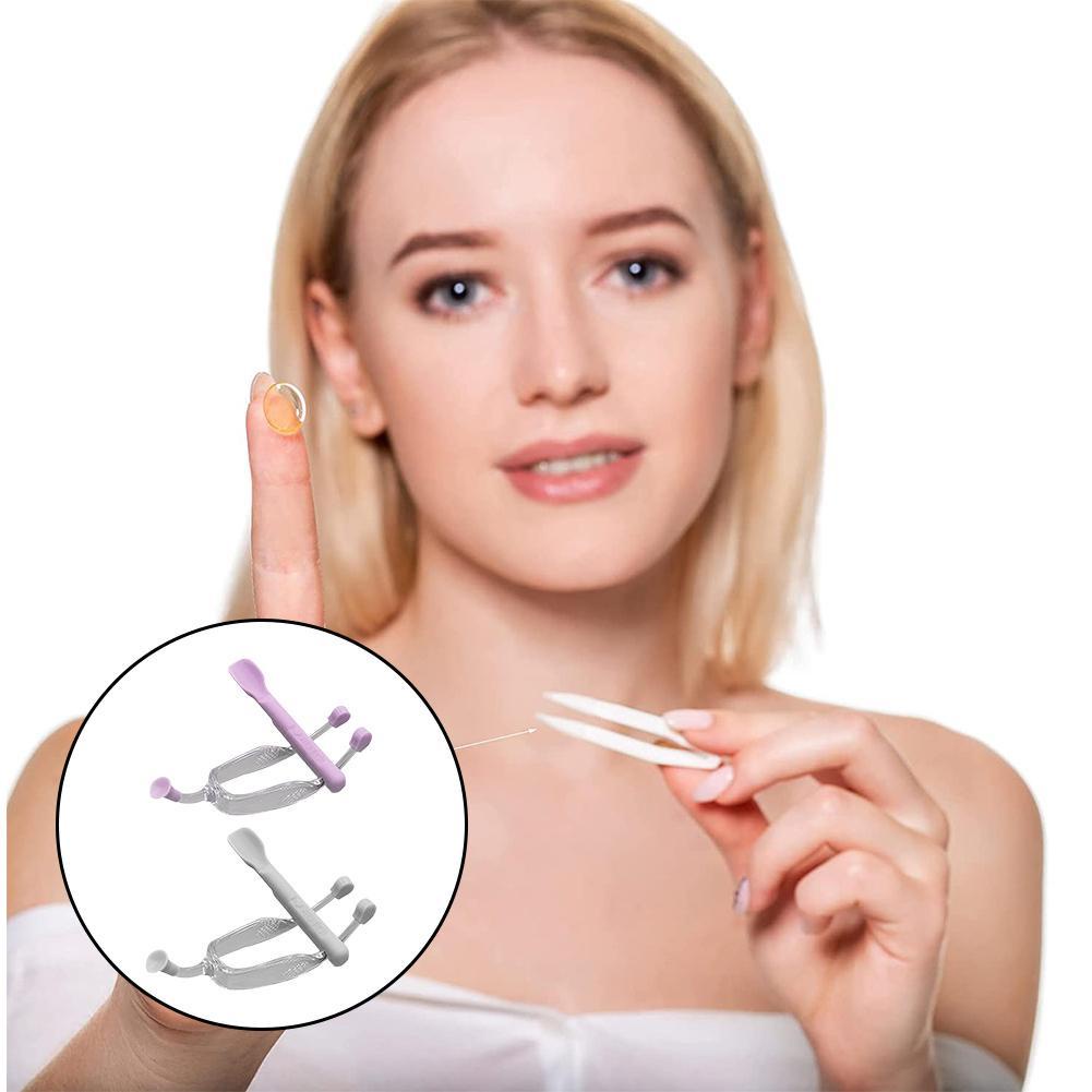 Hộp Dụng Cụ Tháo Kính Áp Tròng Làm Đẹp Có Kẹp Dễ Mang Theo W3E2