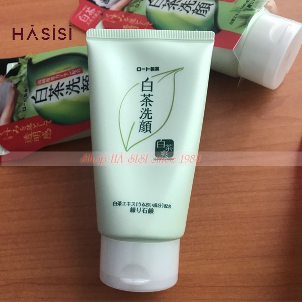 Sữa Rửa Mặt Trà Xanh Nhật ROHTO SHIROCHASOU GREEN TEA FOAM 120g