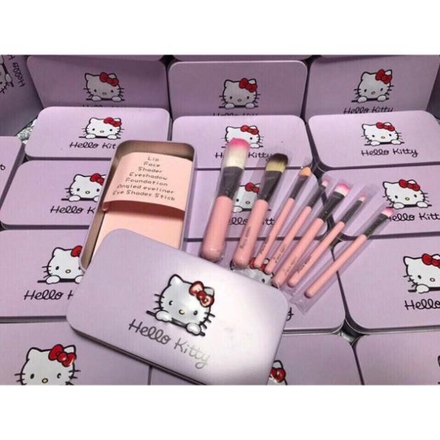 BỘ CỌ TRANG ĐIỂM HELLO KITTY 7 CÂY