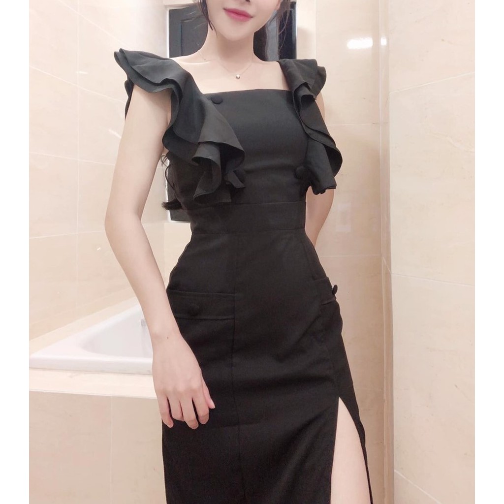 ĐẦM CÁNH TIÊN PHỐI NÚT HÔNG - DA1799