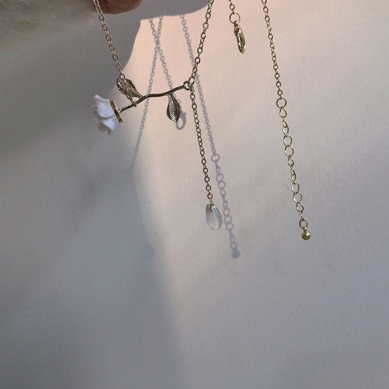 Dây Chuyền Mặt Hình Giọt Nước Phong Cách Mới Thanh Lịch Cho Nữ