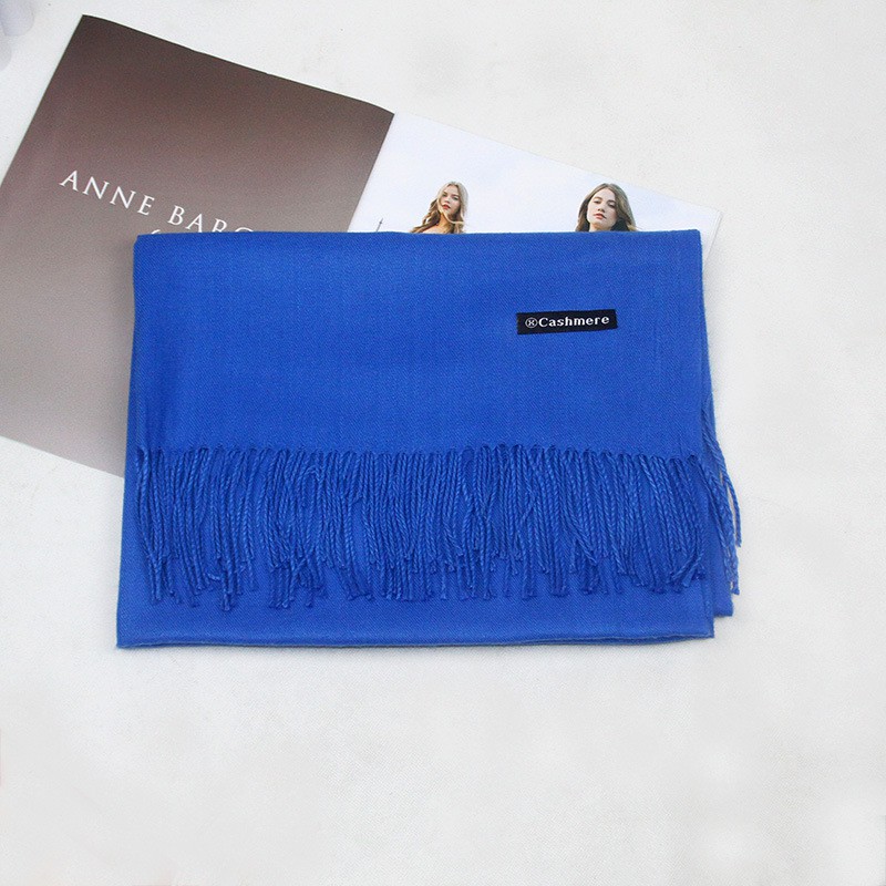 Khăn quàng cổ Cashmere ONZ Studio trơn dệt kim - Khăn len choàng cổ nam nữ vintage thời trang Hàn Quốc hot trend CM01