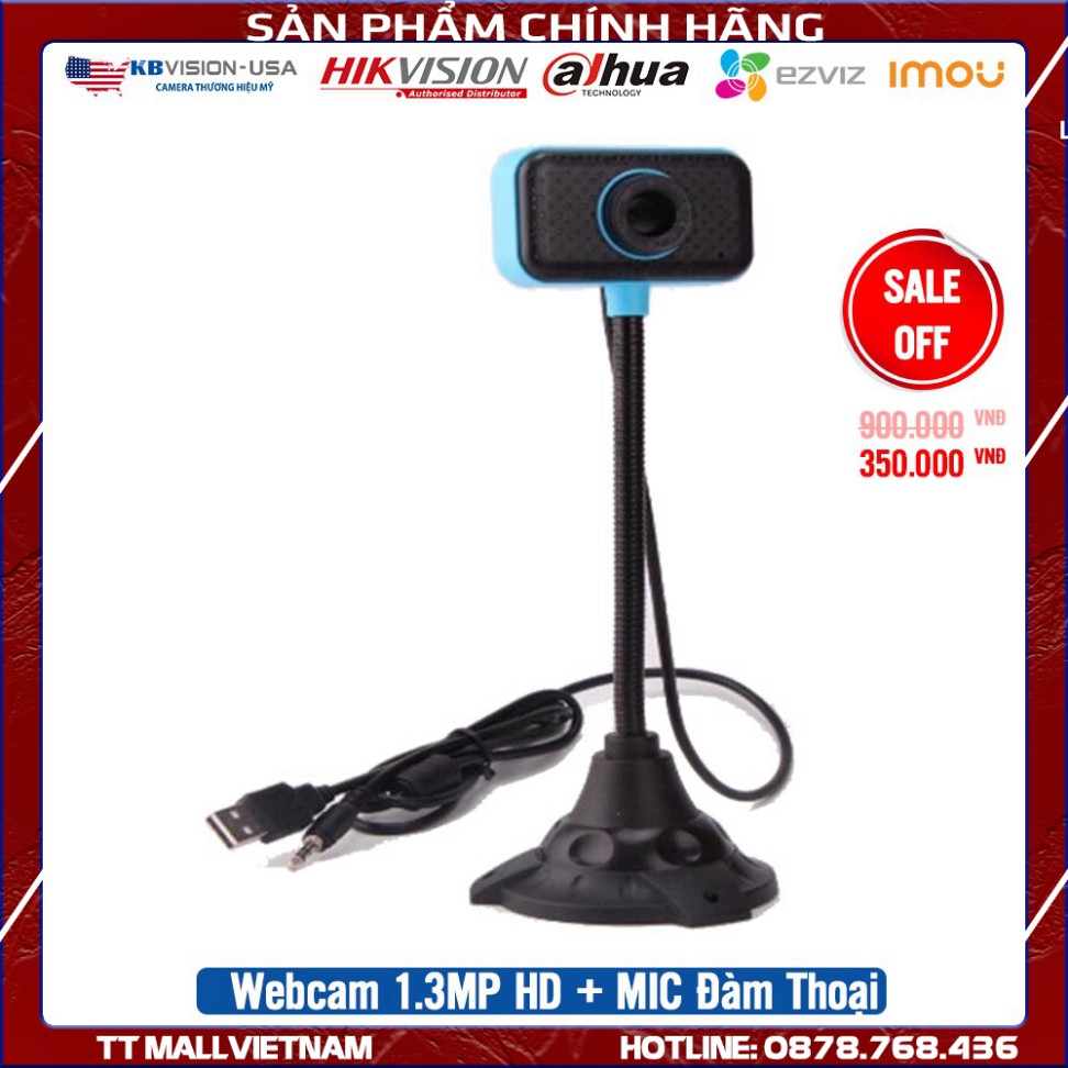 {Hot nhất mùa Cô-Vy} webcam 1.3MP HD siêu nét Micro đàm thoại dạy học trực tuyến