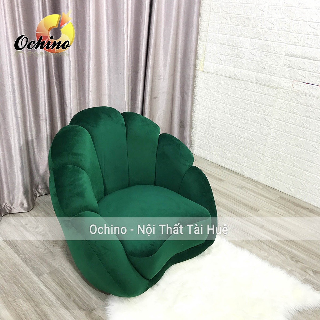 Ghế Sofa Đơn Dùng Để Trang Trí Và Chụp Hình Phòng Khách Hoặc Shop Chân Vàng Sang Chảnh (Đủ Màu)