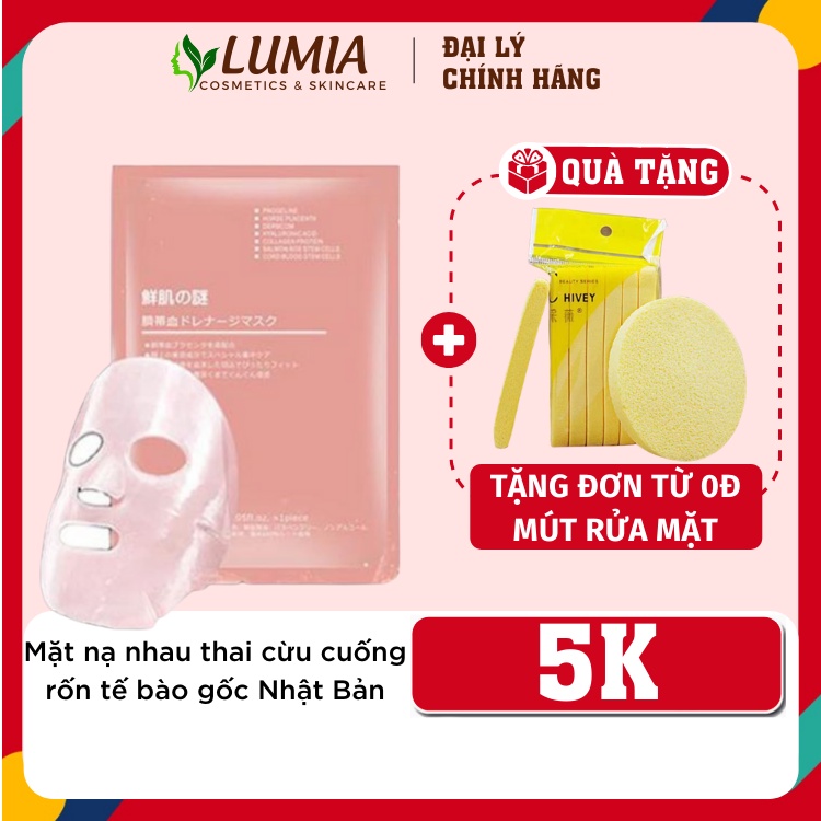 Mặt Nạ Nhau Thai Cừu 𝑭𝒓𝒆𝒆𝒔𝒉𝒊𝒑 Mặt Nạ Tế Bào Gốc Nhật Bản Rwine Beauty