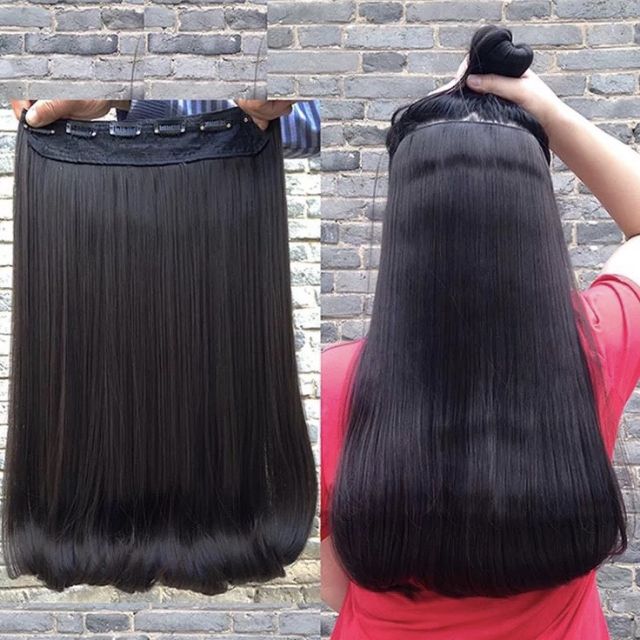 Tóc kẹp 6 phím cúp tự nhiên C55-50cm