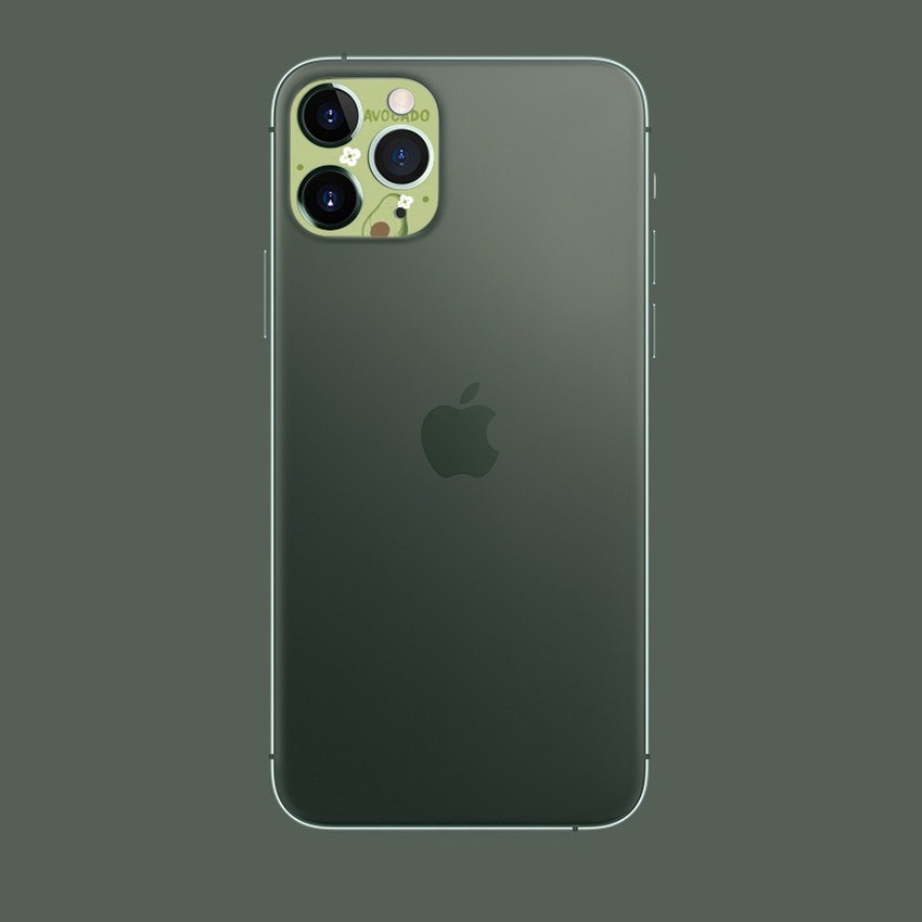 BR Vỏ bọc bảo vệ camera siêu mỏng họa tiết hoạt hình dành cho IPhone 11 Pro Max